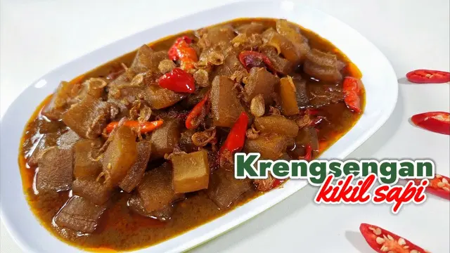 Krengsengan Kulit Sapi Kentang