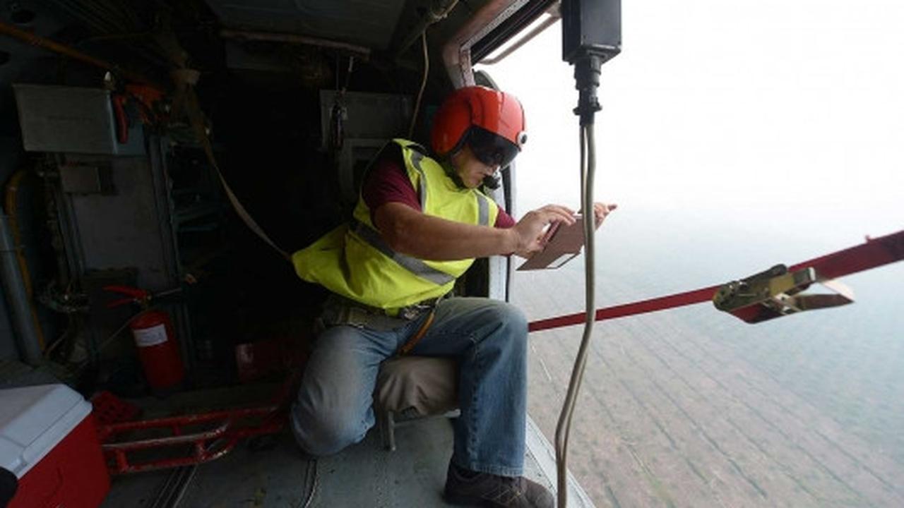 Ini foto mengerikan asap kebakaran hutan Riau dari udara