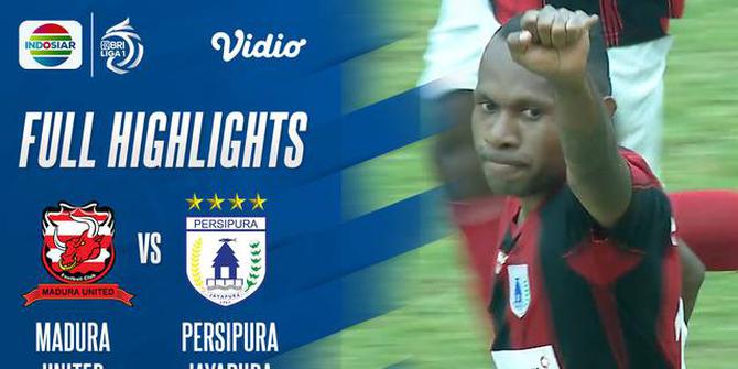 VIDEO: Persipura Jayapura Tahan Imbang Madura United di Pekan Keenam BRI Liga 1