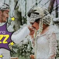 Hati-hati buat baper,ini sederet foto romantis pernikahan Jeje-Syahnaz.