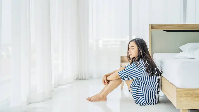 menangis seorang diri
