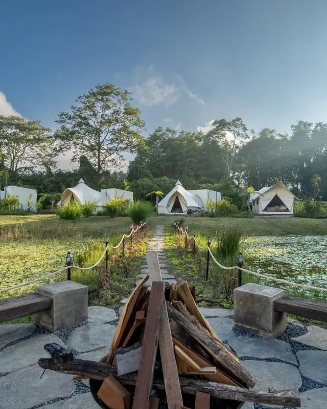Potret Glamping Mewah Christian Sugiono di Bali/Instagram/@titi_kamall