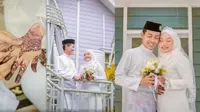 Pasangan pengantin ini hampir gagal nikah gara-gara nama ayah sama. (Sumber: TikTok/soya.naraa)