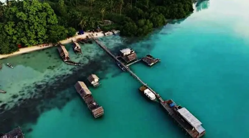 Kepulauan Widi akan menjadi tuan rumah kegiatan lomba mancing internasional yang mengancam keberadaan kampung nelayan. (Liputan6.com/Hairil Hiar).