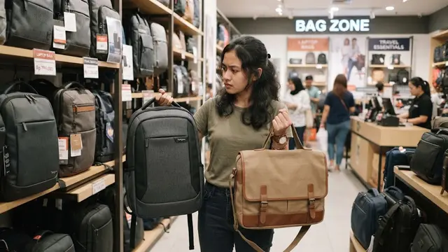 Sesuaikan Model Tas dengan Aktivitas