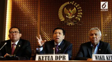 Ketua DPR Setya Novanto angkat bicara usai dirinya ditetapkan sebagai tersangka oleh Komisi Pemberantasan Korupsi (KPK).