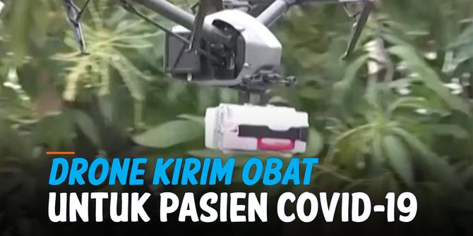 VIDEO: Pecinta Drone Makassar Turut Kirim Obat dan Makanan Untuk Pasien Covid-19