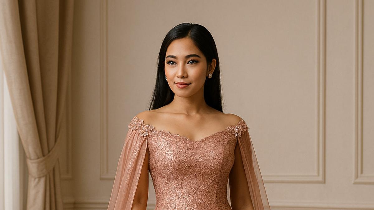 7 Inspirasi Model Long Dress Brokat Modern untuk Pesta, Siap Curi Perhatian di 2025