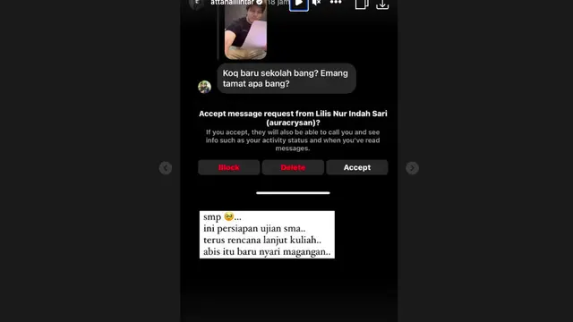 Atta Halilintar Lanjutkan Pendidikan Setelah Sempat Putus Sekolah, Kini Sedang Persiapkan Diri untuk Ujian Praktik Tingkat SMA. (instagram.com/attahalilintar)