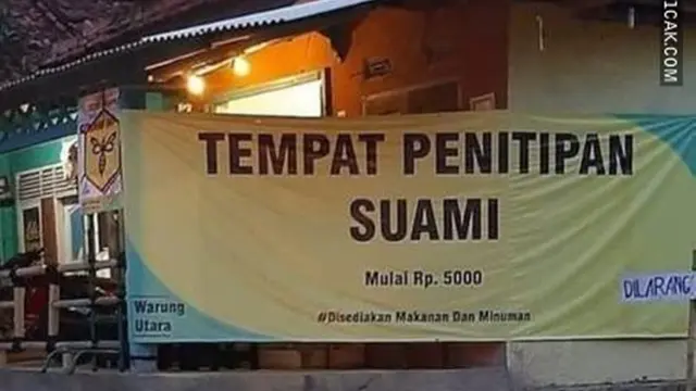 6 Tulisan Kocak di Tempat Penitipan Suami Ini Bikin Ngakak