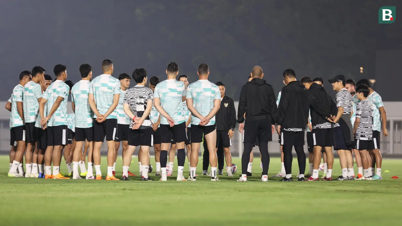 Latihan Timnas Indonesia jelang laga melawan Filipina di Kualifikasi Piala Dunia 2026