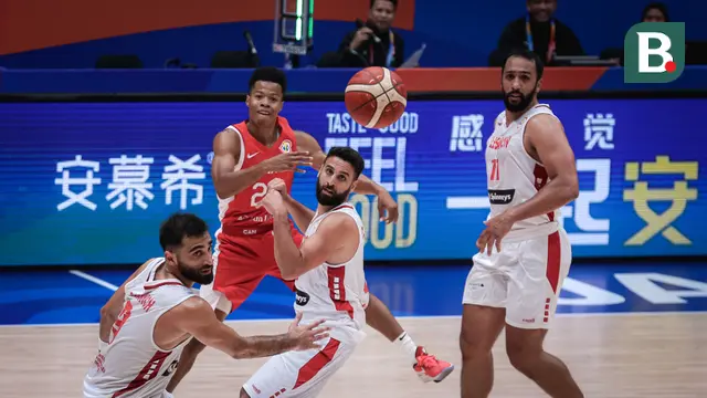 Timnas Basket Lebanon vs Kanada - Piala Dunia FIBA 2023