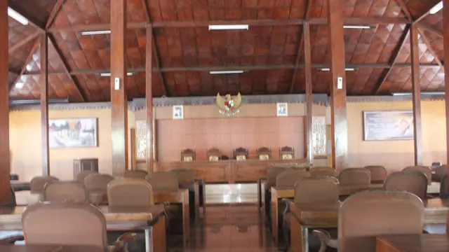 Ruang rapat DPRD Blora, Jawa Tengah. (Foto: Liputan6.com/Ahmad Adirin)