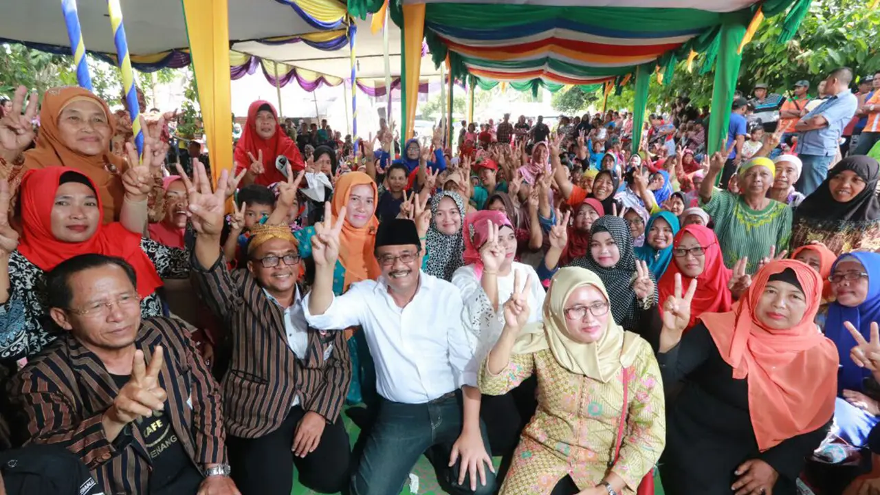 Cagub Sumut Djarot Saiful Hidayat. (Liputan6.com/Reza Efendi)