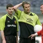 David Beckham dan Alex Ferguson (PATRICK HERTZOG / AFP)