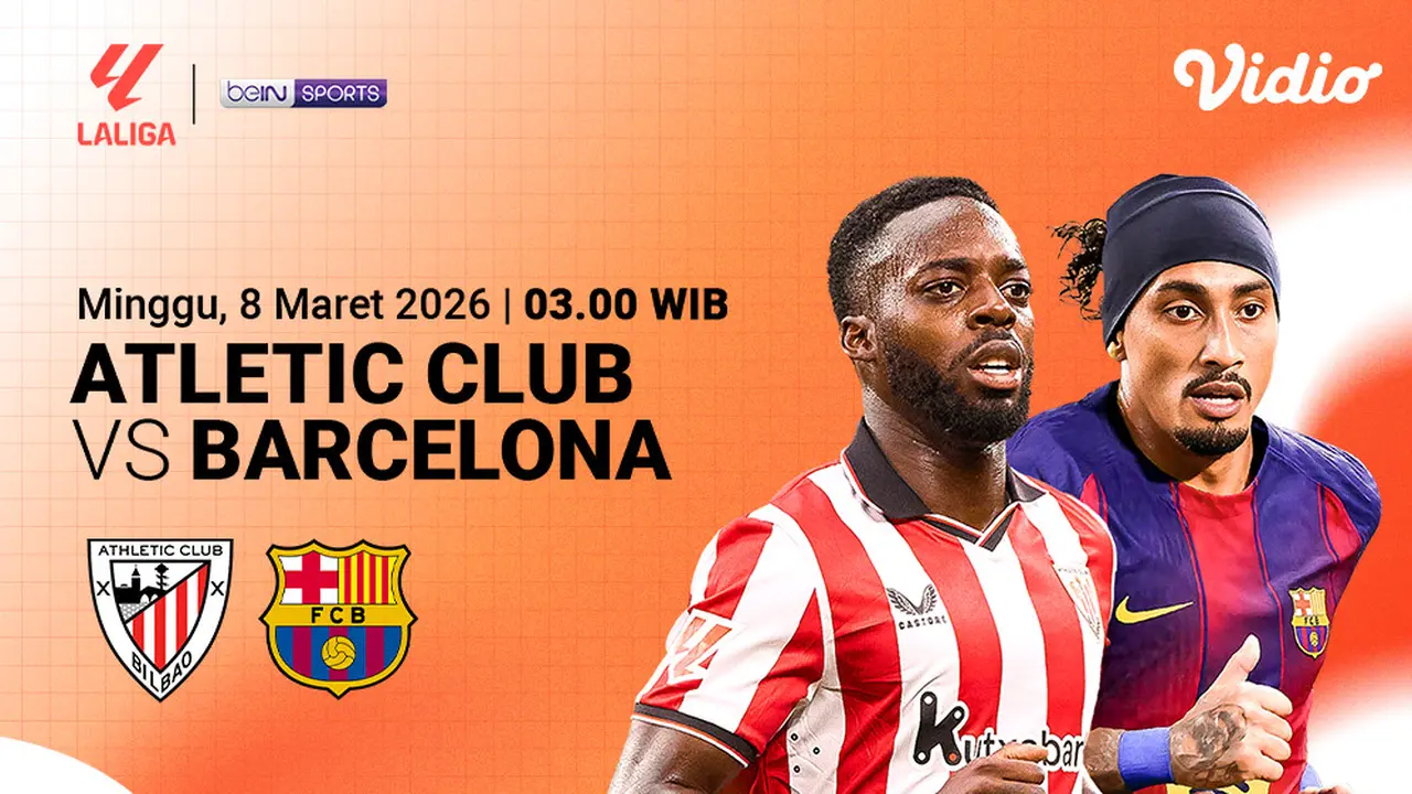 Jadwal Pertandingan Athletic Club vs Barcelona Eksklusif hanya di Vidio