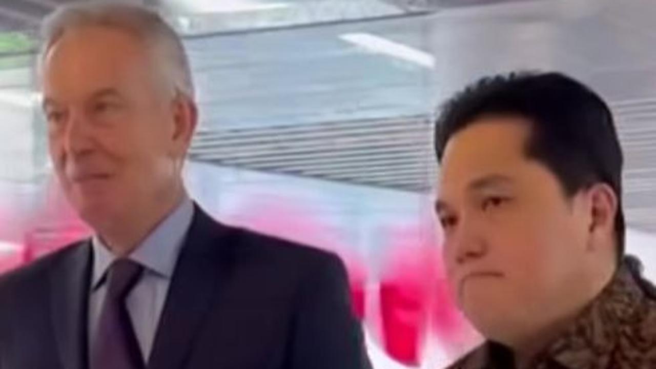 Bertemu Erick Thohir, Tony Blair Bahas Nasib BUMN Usai Pilpres