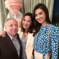 Raline Shah dan Michelle Yeoh bertemu di 2018 (Instagram/ralineshah)