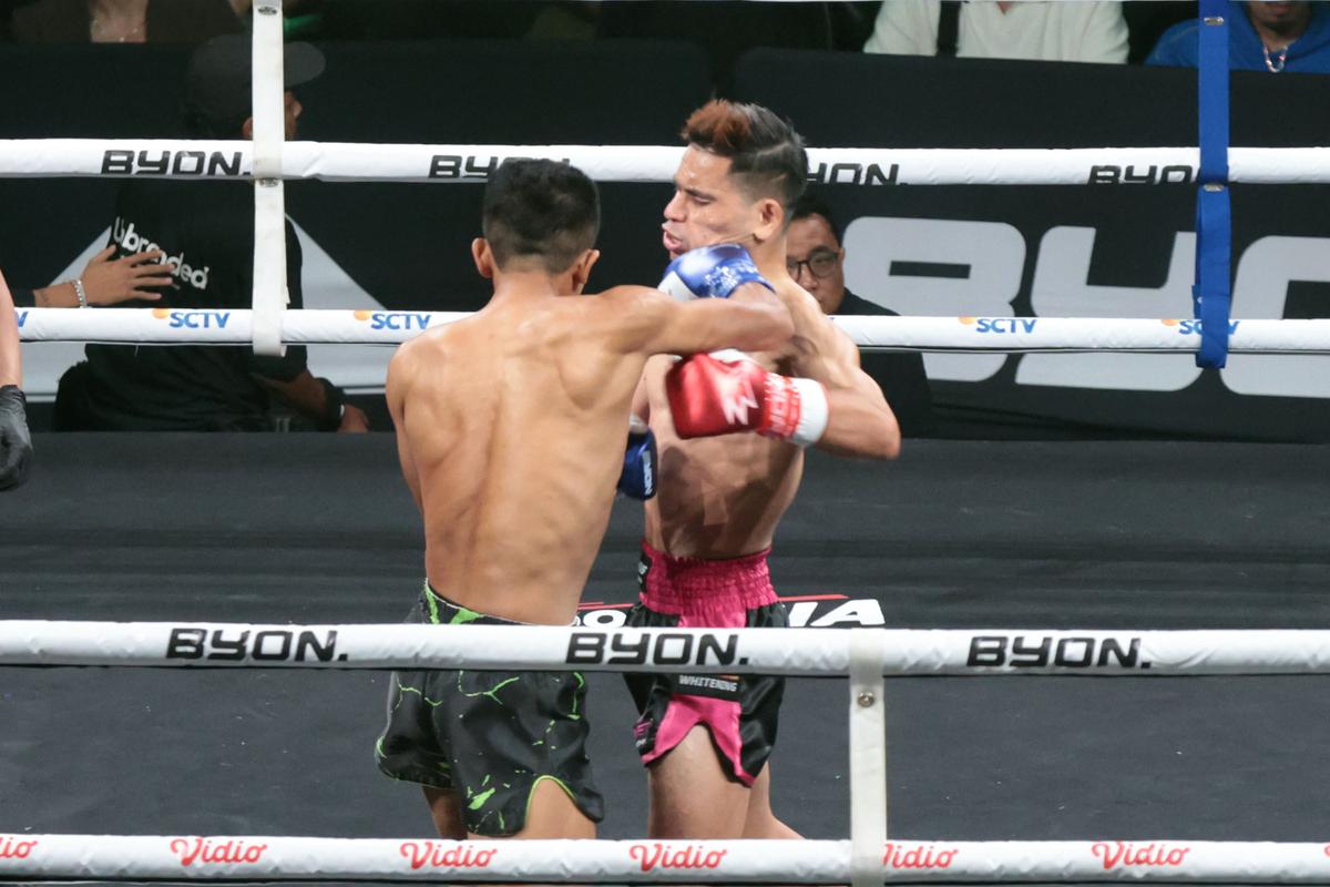 Sengitnya Duel Fighter di Byon Combat Showbiz 8