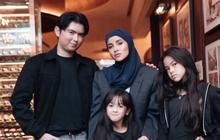 Kenakan Outfit Serba Hitam Memikat, Intip Style Badas Olla Ramlan Kompak dengan Anak-Anaknya
