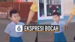 Video lucu ekspresi bocah laki-laki gagal makan es krim viral di media sosial. Seperti pasrah dengan apa yang ia hadapi.