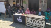 Kuasa hukum warga Dago Elos memberi keterangan pers imbas kericuhan yang mengakibatkan 7 orang ditangkap polisi. Foto (Liputan6.com / Arya Prakasa)