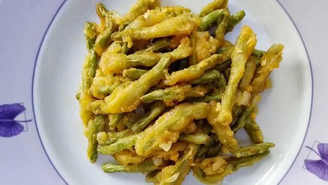Resep Cara Membuat Buncis Goreng Tepung Renyah Gurih Bikin Nagih Lifestyle Fimela Com