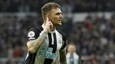 Newcastle United meraih poin penuh saat menjamu Aston Villa pada laga pekan ke-25 Liga Inggris di Stadion St. James' Park, Minggu (13/2/2022). (Owen Humphreys/PA via AP)