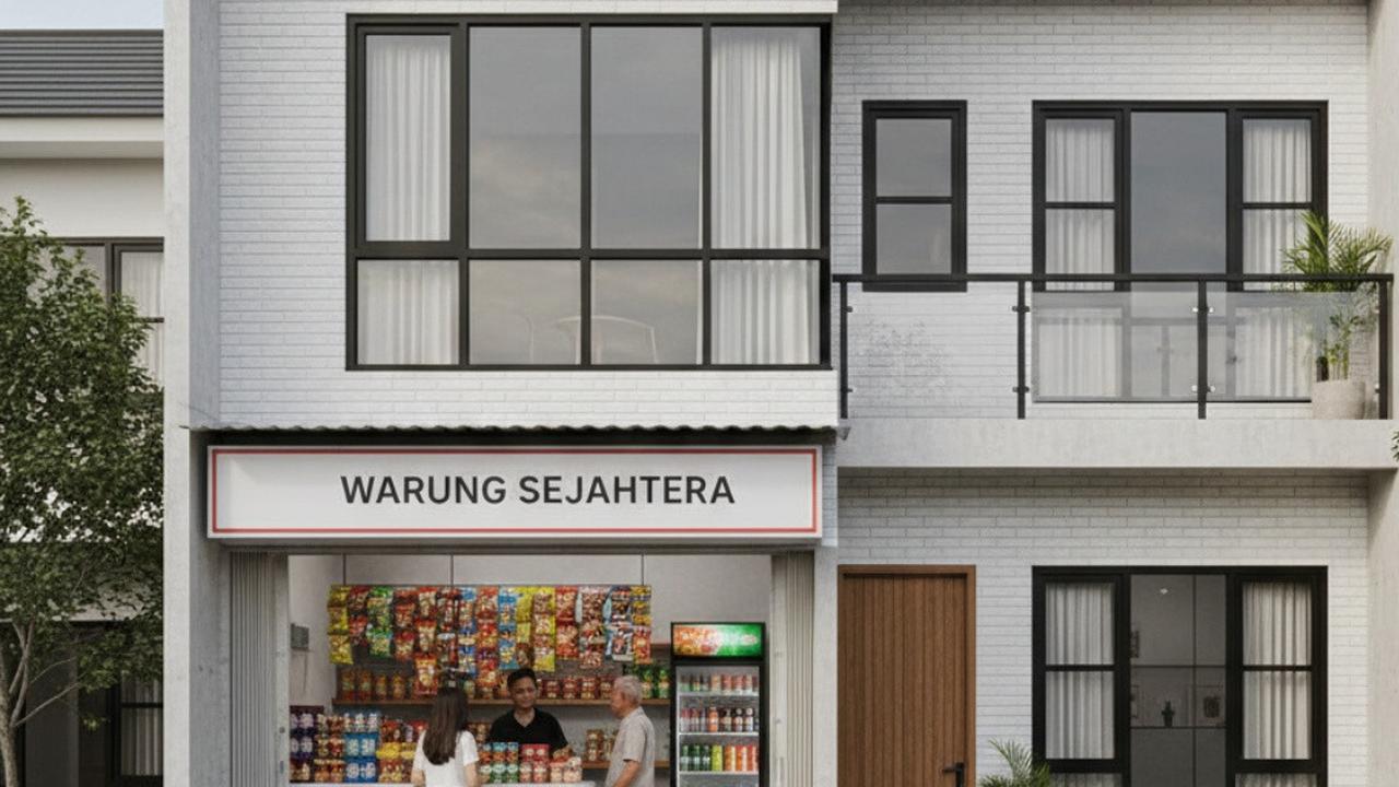 9 Gambar Rumah Minimalis Ada Warungnya, Padukan Fungsi Hunian dan Bisnis