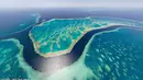 Menakjubkan pemandangan perairan biru yang berada di Australia diambil oleh fotogrefer yang sudah menjelajahi seluruh dunia mengunakan kamera drone. (Dailymail)