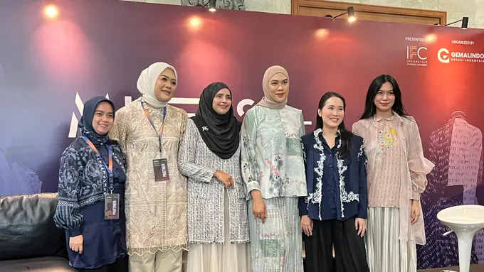 Konferensi Pers Muslim Fashion Festival pada Kamis (20/02/2025) di Jakarta Convention Center (Dok/Fimela.com/Rianti Fitri Wulandari)