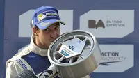 Antonio Felix da Costa memenangkan seri pembuka Formula E 2018-2019 di Arab Saudi. (AFP/Alejandro Pagni)