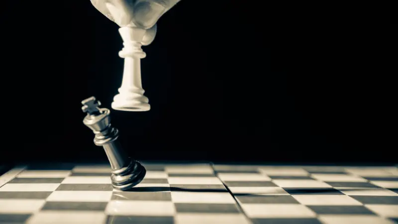 Ilustrasi catur, pertempuran dalam hidup