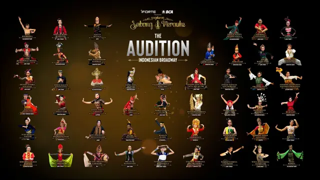 50 Finalis The Audition. (Pers Rilis Pagelaran Sabang Merauke)