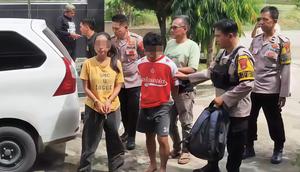 Pasutri pembobol rumah di Pringsewu, Lampung berhasil diringkus polisi. (Dok. Istimewa).
