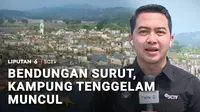 Cuaca tak menentu. Pemandangan tak biasa di Kabupaten Lebak, Banten. Bendungan Karian surut di musim kemarau, namun sisa-sisa bangunan di kampung yang tenggelam, kembali muncul.