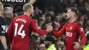 Kemenangan ini membawa MU ke peringkat ke-7 dengan tiga angka. (AP Photo/Rui Vieira)