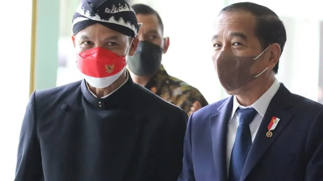 Presiden Jokowi dan Ganjar Pranowo. (Foto: Dok. Instagram @ganjar_pranowo)