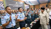 Prabowo Beri Taklimat ke 1.500 Komandan Satuan 3 Matra TNI