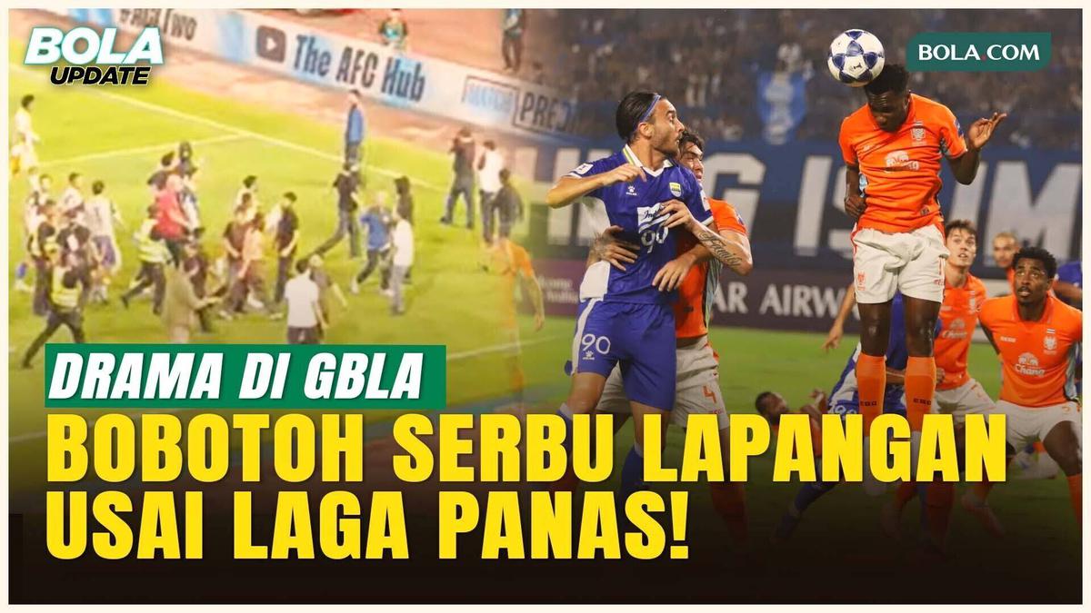 Momen Bobotoh Rusuh usai Persib Bandung Takluk dari Ratchaburi dan Tersingkir ACL Two