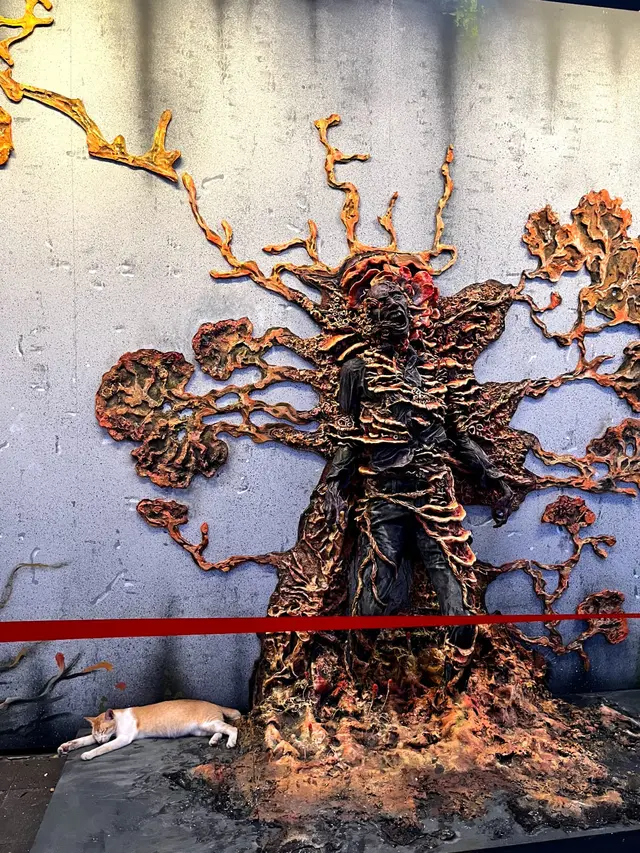 Mural yang terinspirasi serial "The Last Of Us"