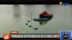 Pemasangan aerator ini dilakukan untuk meminimalisir bau yang timbul dari permukaan Danau Sunter Selatan menjelang kedatangan kontingen peserta Asian Games.