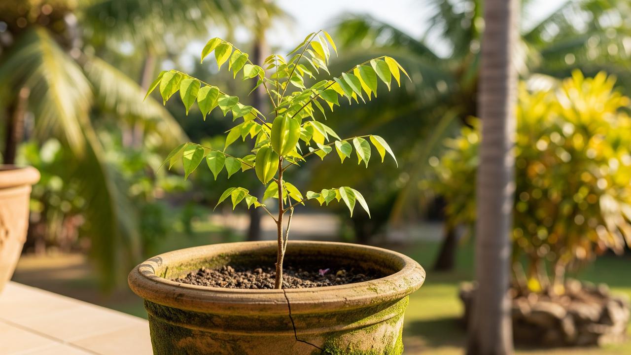 Pohon Belimbing dala Pot