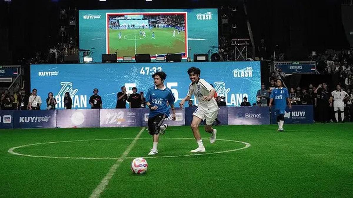 7 Momen Duta Sheila On 7 di Mini Soccer Clash, Tak Sengaja Dislengkat Devina Karamoy
