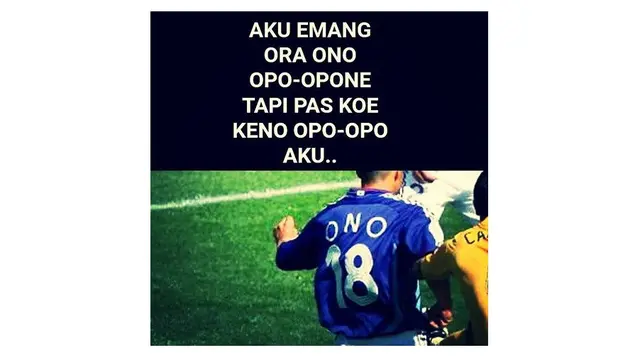 6 Nama Pemain Sepak Bola yang Punya Arti Dalam Bahasa Jawa Ini Kocak