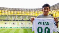 Lechia Gdansk mengumumkan kedatangan Witan Sulaeman. (Lechia Gdansk).