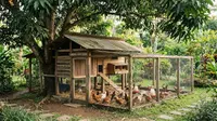 8 Ide Kandang Ayam yang Bisa Dibuat di Bawah Pohon, Aman dan Nyaman untuk Peliharaan
