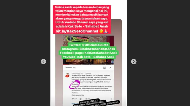 Unggahan Kak Seto