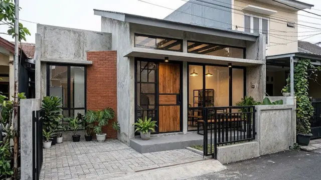 Gaya Industrial yang Maskulin dan Praktis