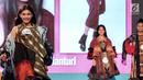 Kontestan membawakan busana pada ajang Plangi Model Hunt 2019 di Plaza Semanggi, Jakarta, Minggu (25/11). Pemilihan model Plangi Model Hunt 2019 yang memasuki tahun ke-14 ini mengusung tema 'City of Style'. (Merdeka.com/Arie Basuki)